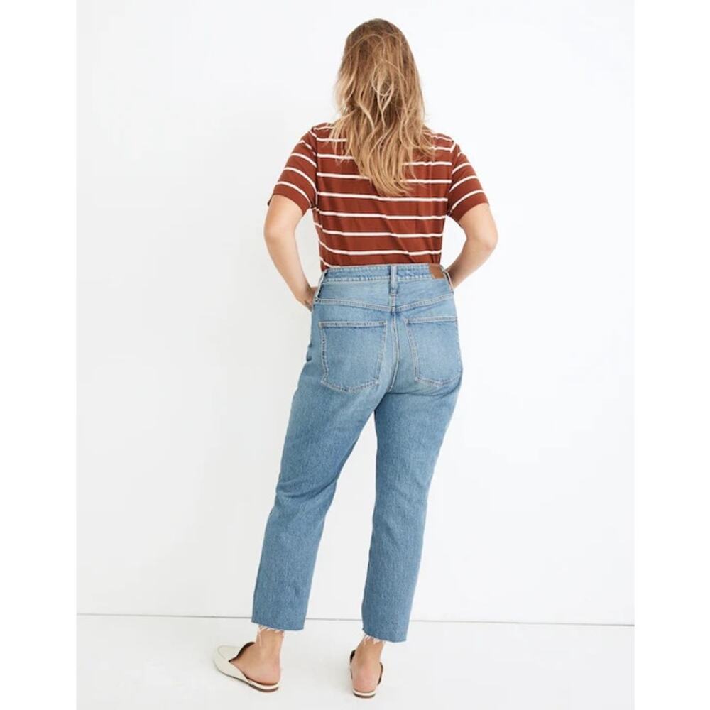 Madewell The Perfect Vintage Straight Leg Casual Denim Blue Jeans Size 27 - Picture 2 of 12